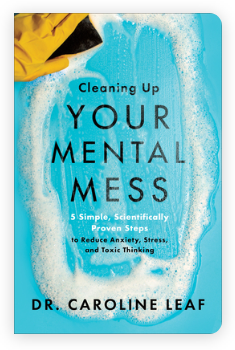 Screenshot of cover of book Cleaning Up Your Mental Mess by Dr. Caroline Leaf