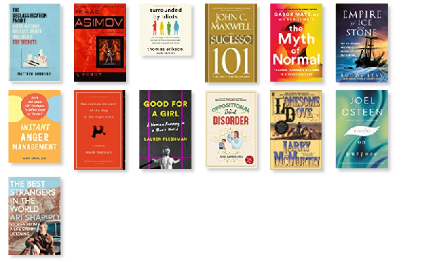 Screenshot of Goodreads book list with Father's Day recommendations from SRD Editing Services