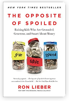 Screenshot of book cover of The Opposite of Spoiled by Ron Lieber