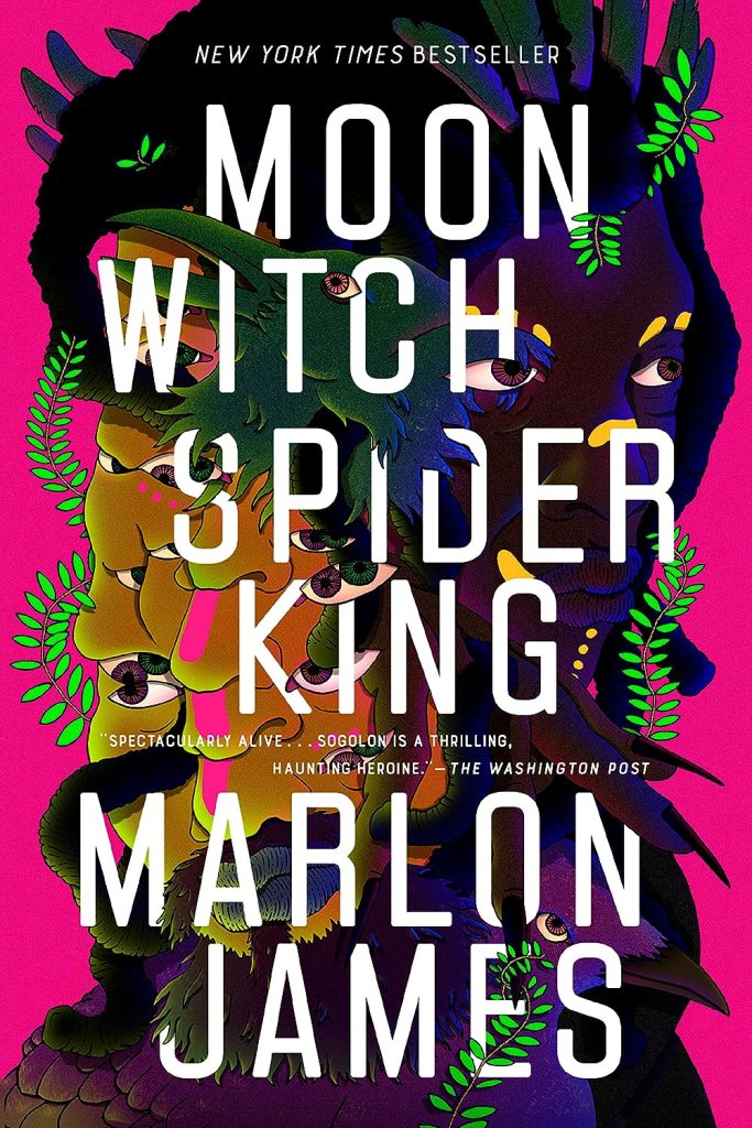 Book cover for Moon Witch, Spider King by Marlon James